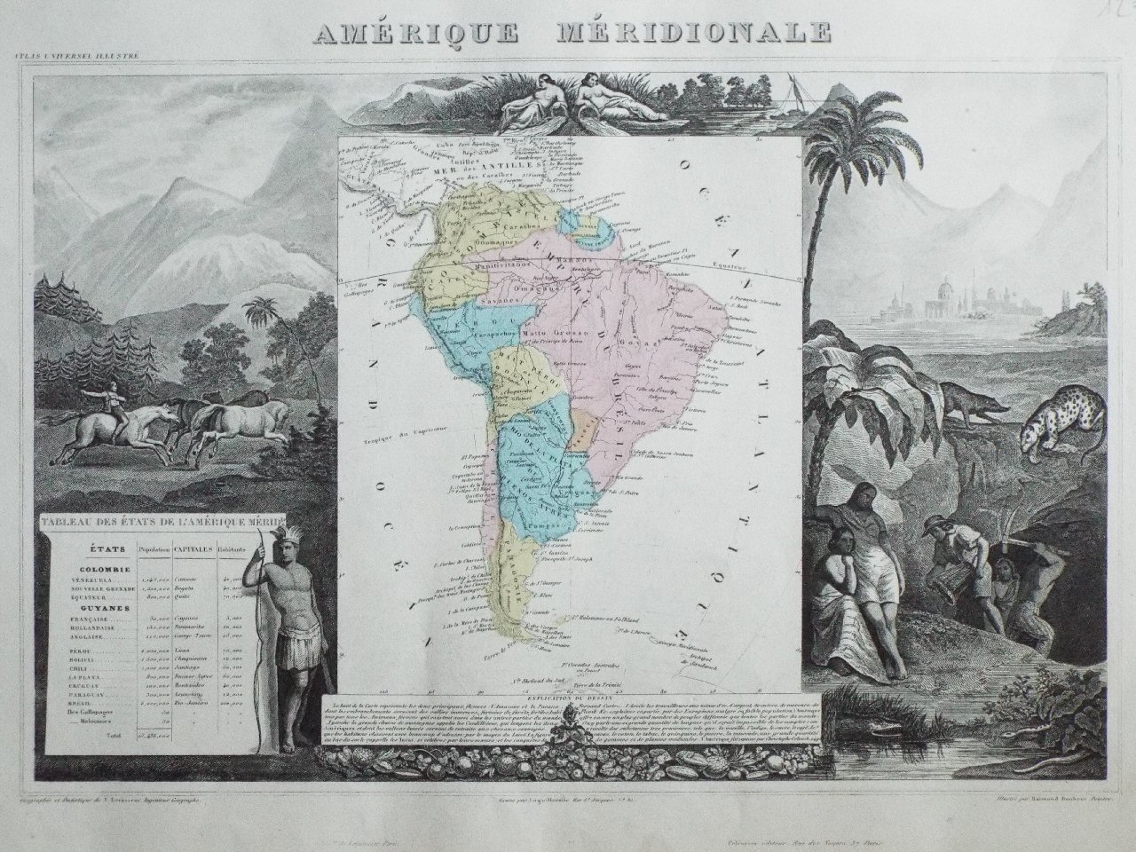 Map of South America